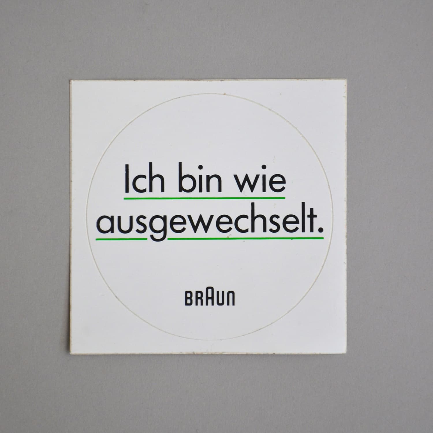 Ich bin wie ausgeweechselt source image 1