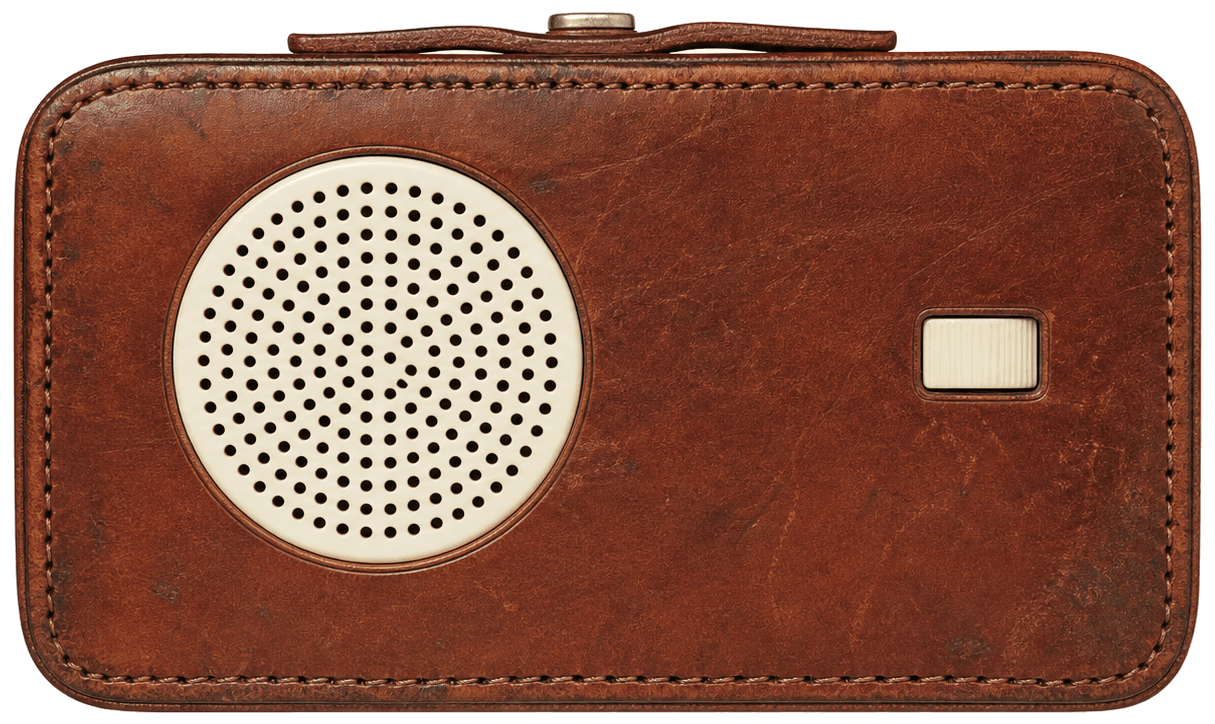 T 4 pocket transistor (leather case)