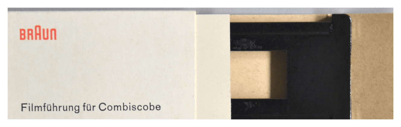 slidefilm holder for Combiscope