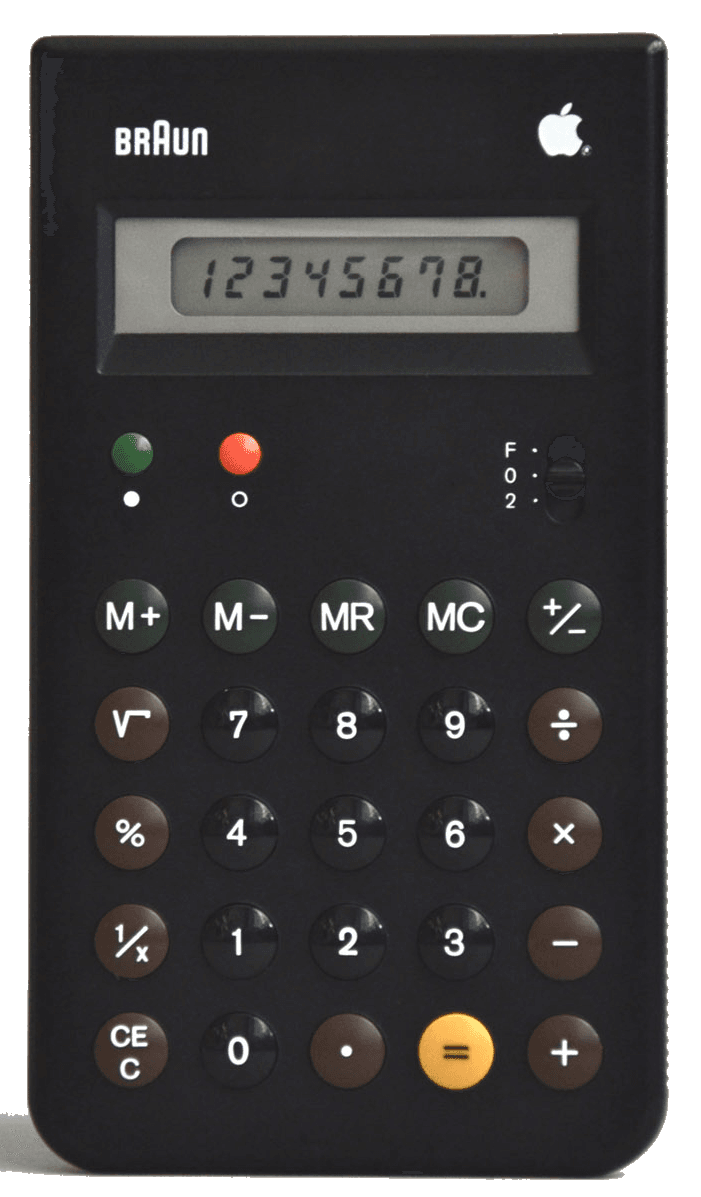 ET 55 control LCD (Apple logo)