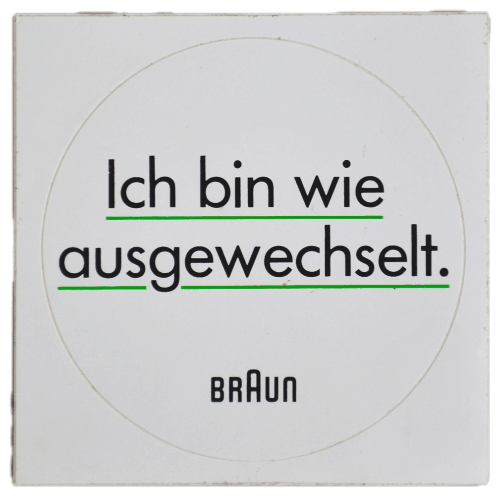 Ich bin wie ausgeweechselt